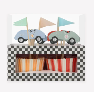 Race Cars Cupcake Kit
