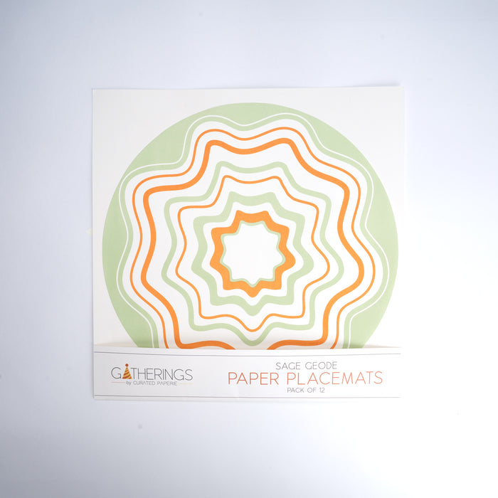 Geode Design Paper Placemats