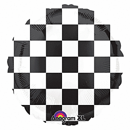 Checkerboard Foil Balloon