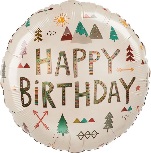 Wilderness Birthday Foil Balloon