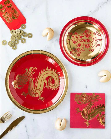 Lunar New Year Dragon Dinner Plates