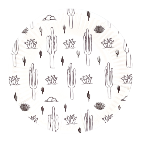 Cactus Dessert Plates