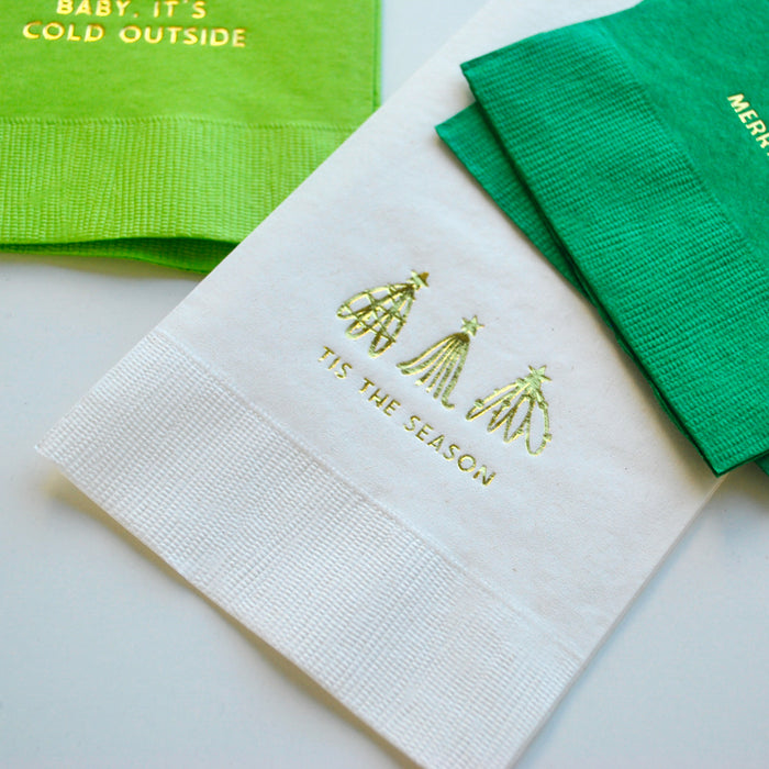 Modern Christmas Guest Towels
