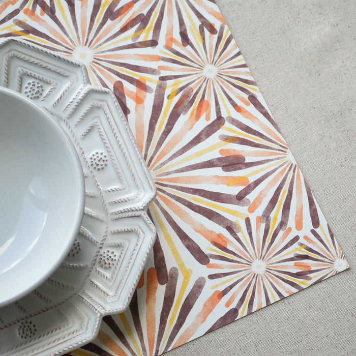 Double-Sided Blossom Paper Placemats