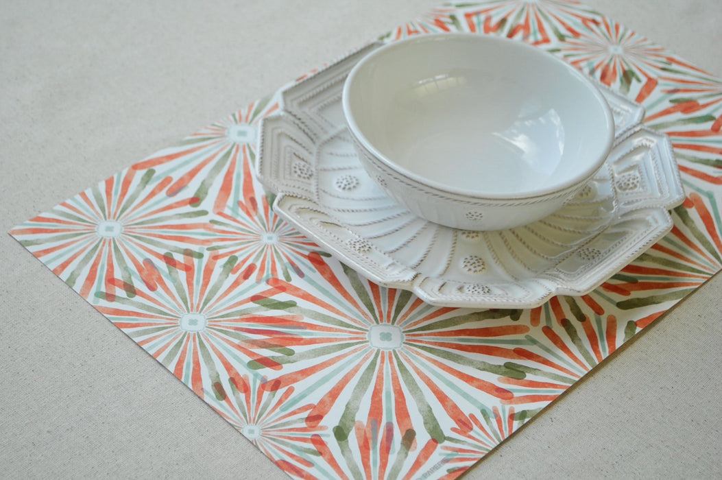 Double-Sided Blossom Paper Placemats