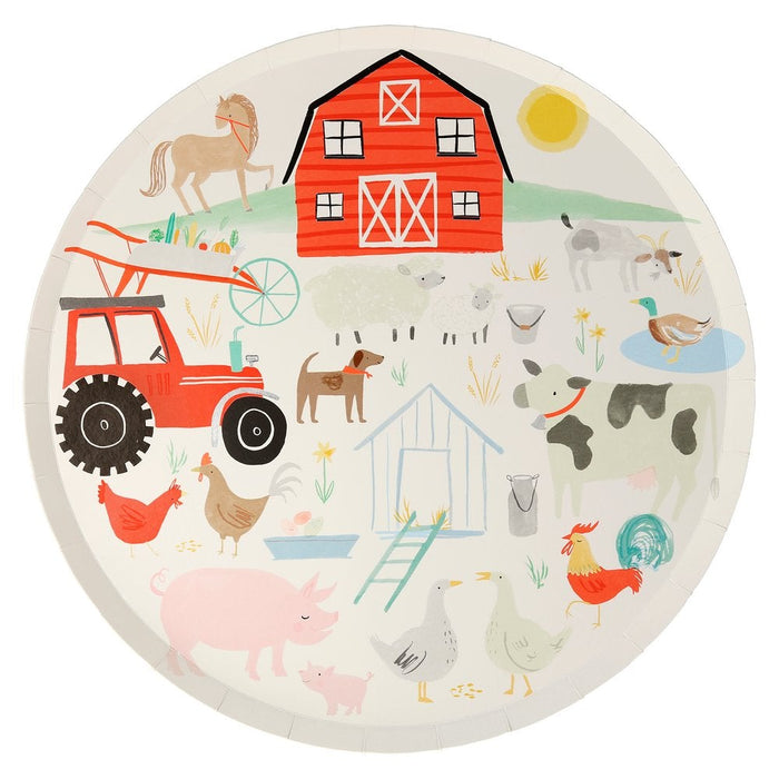 On the Farm Dinner Paper Plates