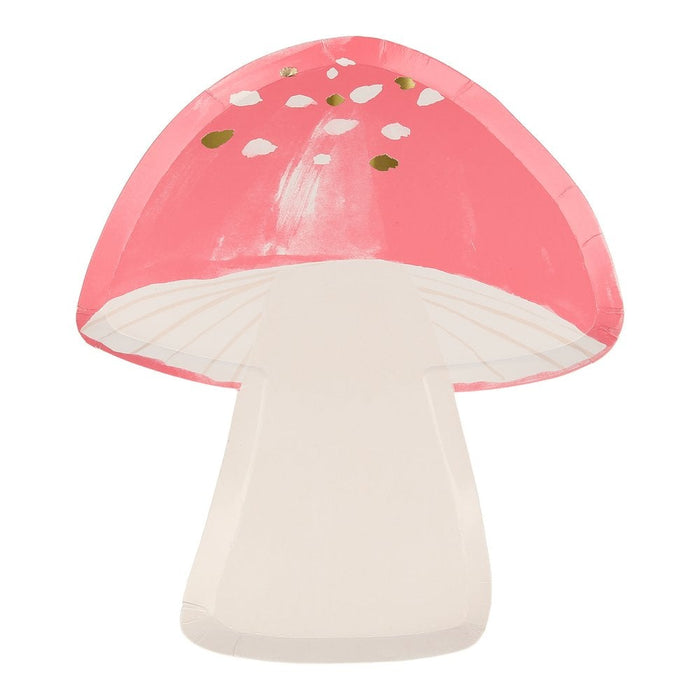 Fairy Mushroom Dessert Paper Plates