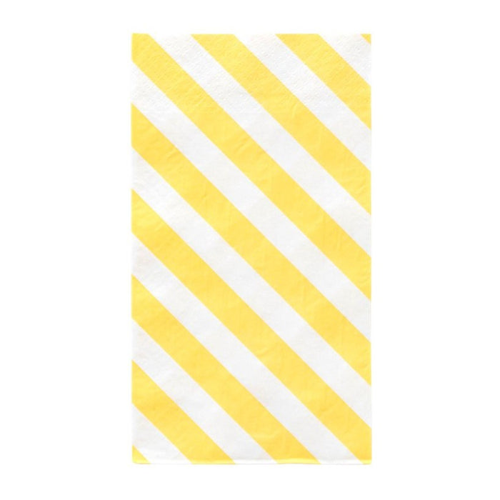 Happy Yellow Stripes Guest Towels