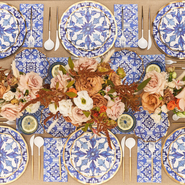 Moroccan Nights Wavy Dinner Plates