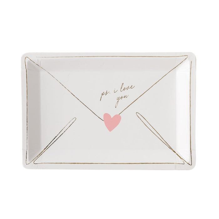 Valentine Love Notes Plates