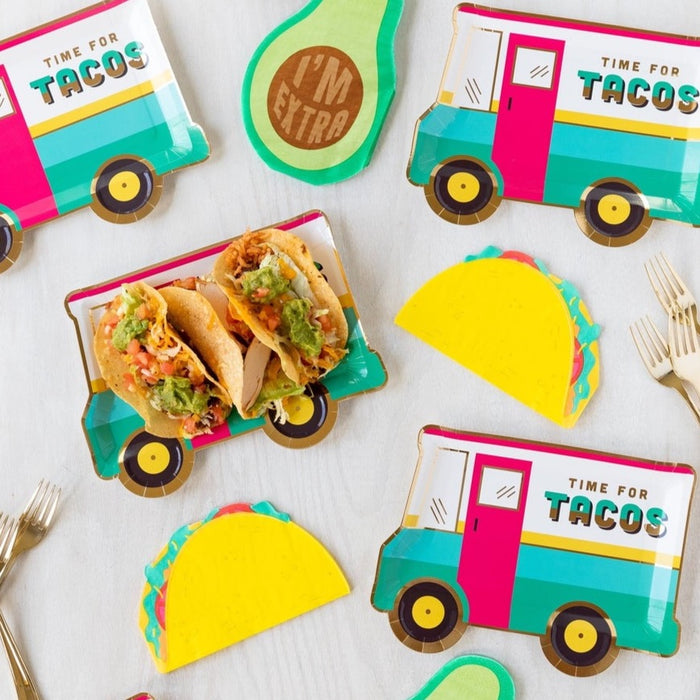 Taco Truck Dinner Paper Plates