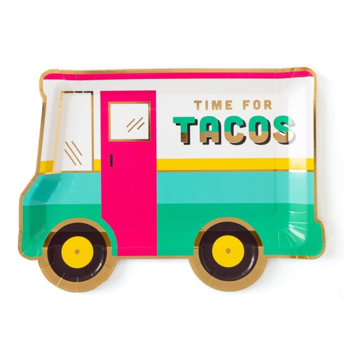 Taco Truck Dinner Paper Plates
