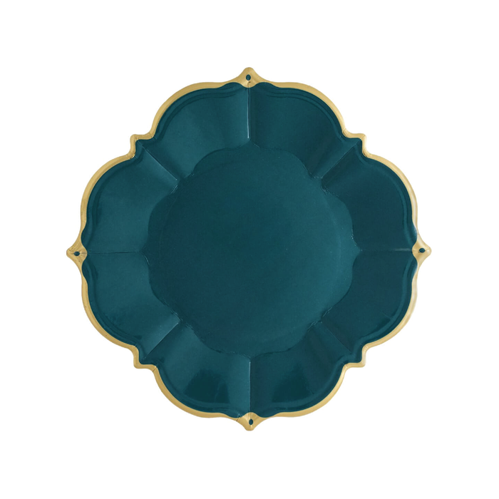 Emerald Green Lunch Paper Plates