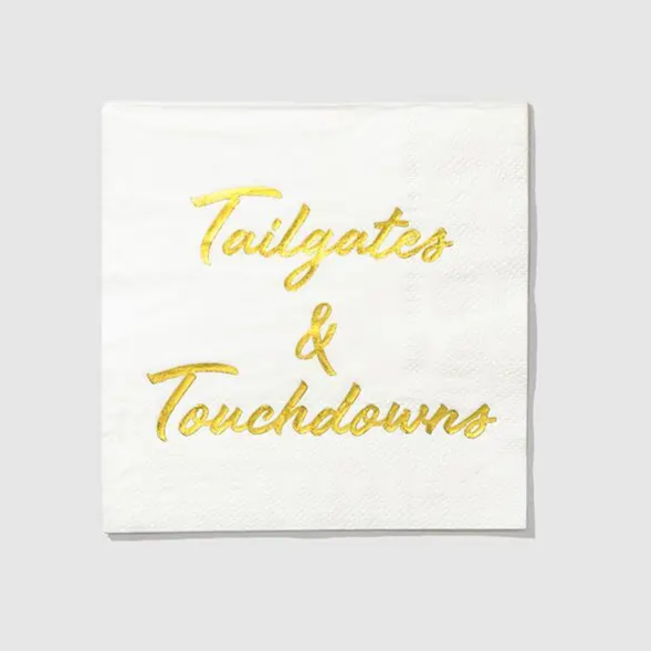 Tailgates and Touchdowns Beverage Napkins