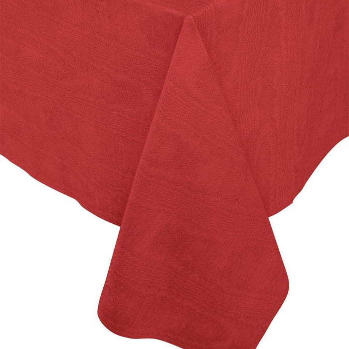Moire Red Table Cover