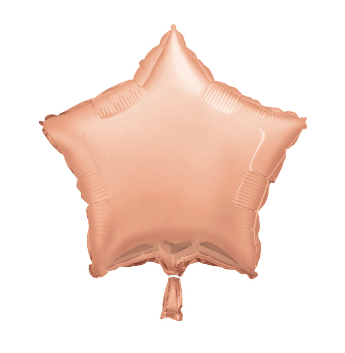 Rose Gold Solid Star Foil Balloon