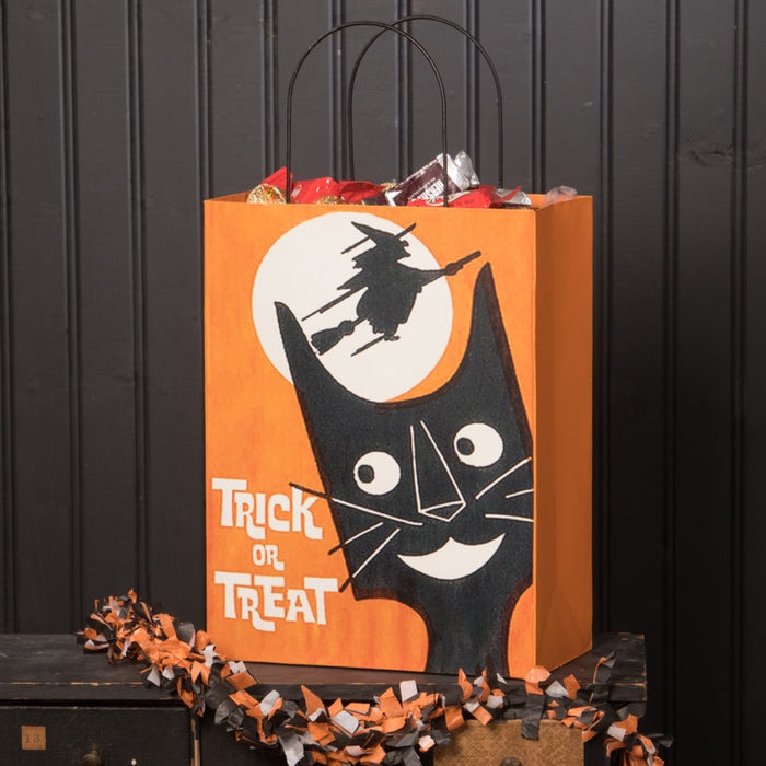 Large Tin Halloween Treat Bag
