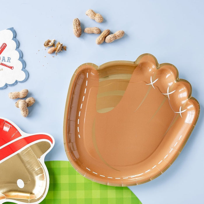 Baseball Mitt Shaped Paper Plate