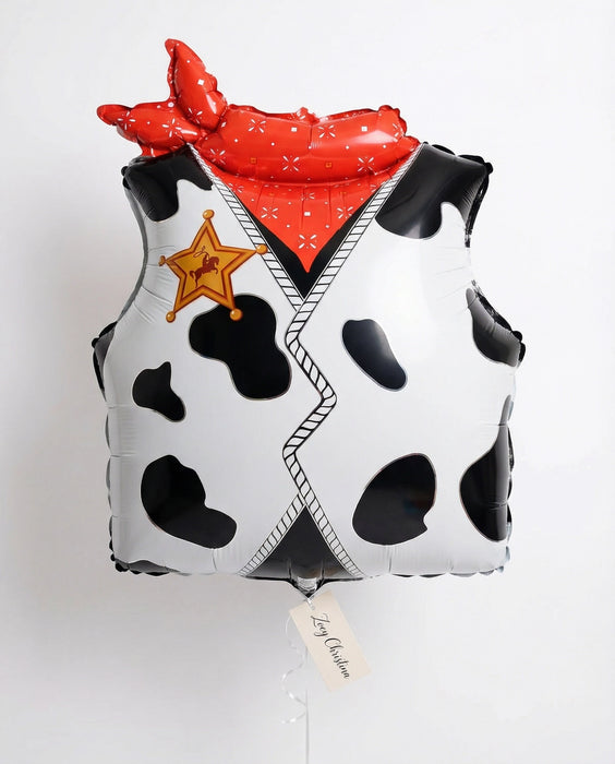 Cowboy Vest Foil Balloon