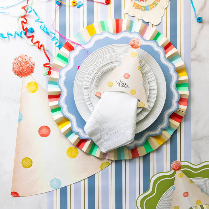 Happy Birthday Party Hat Paper Placemats