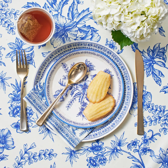 French Blue Toile Lunch Napkin