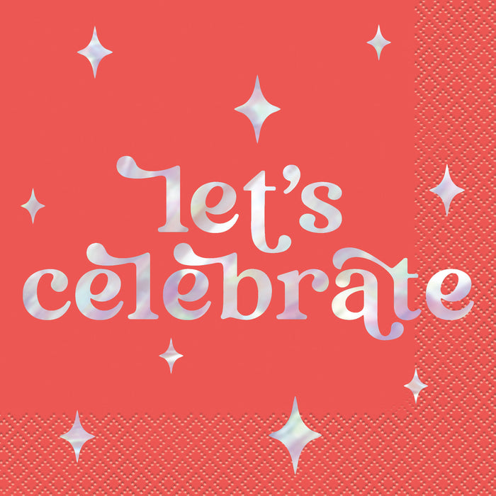 Let's Celebrate Dinner Napkins