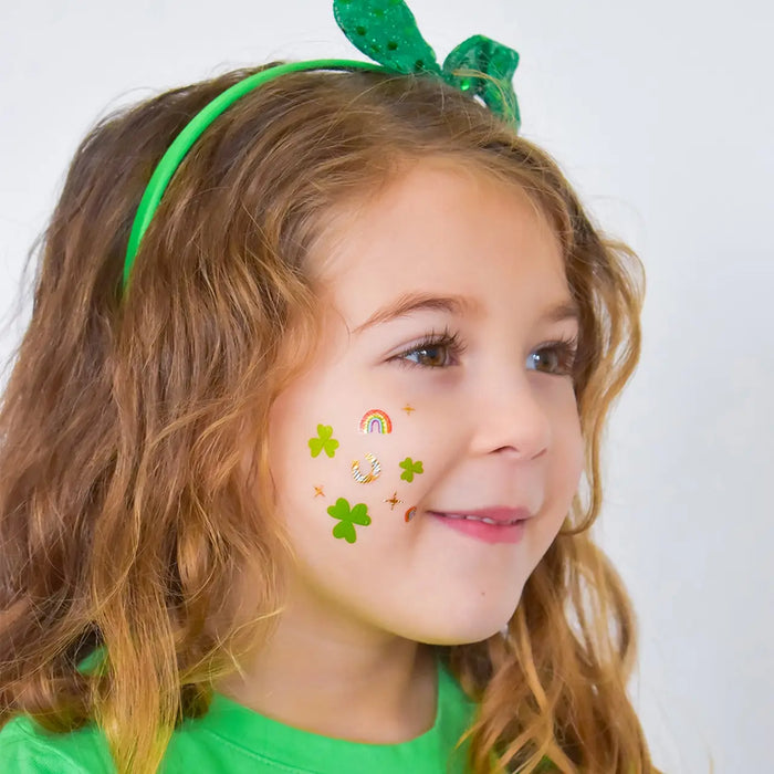 Shamrock Confetti Temporary Tattoo