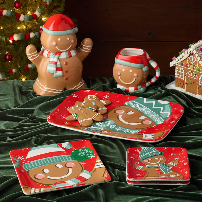 Christmas Whimsy Gingerbread Teapot