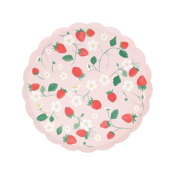 Strawberry Pattern Side Plates