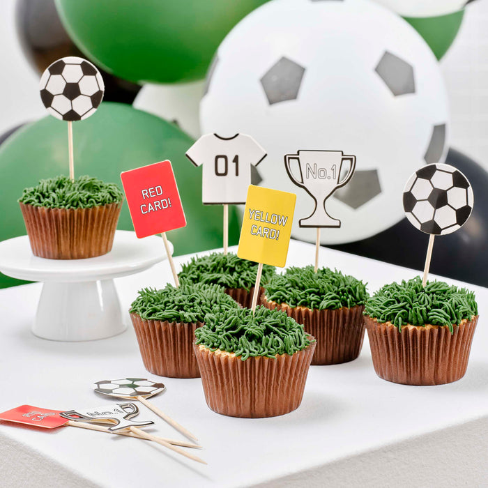 Soccer Cupcake Topper