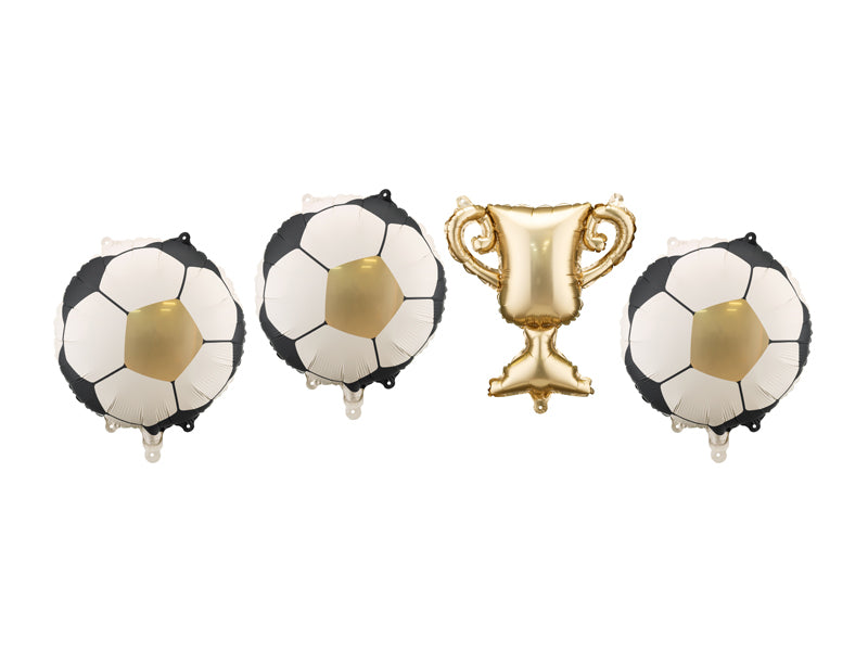 Trophy & Soccer Balls Balloon Garland