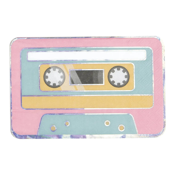90's Party Cassette Napkins