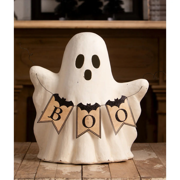 Decorative Ghost with Boo Garland