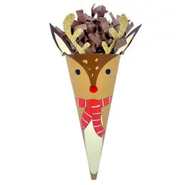 Reindeer Mini Christmas Cone