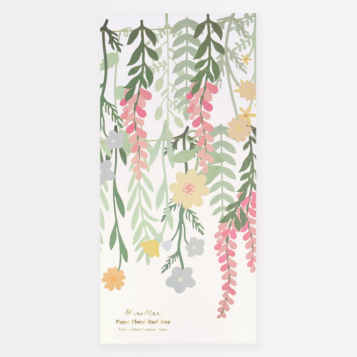 Floral Paper Backdrop