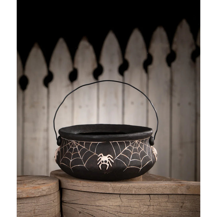 Creepy Spider Web Cauldron