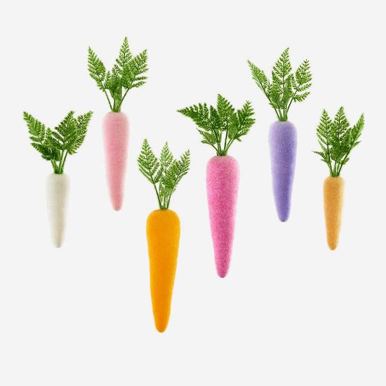 Flocked Colored Carrot