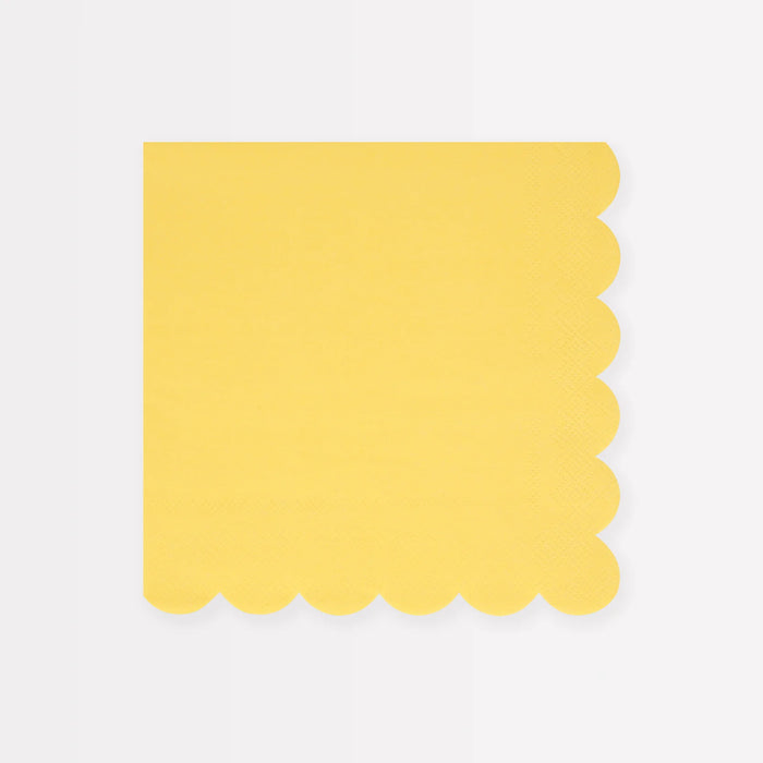 Lemon Sherbet Large Napkins