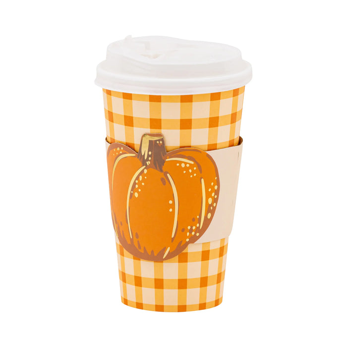 Pumpkin Plaid To Go Cup