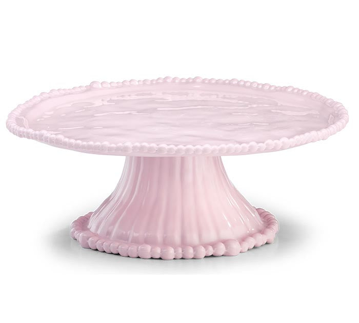 Pink Melamine Cake Pedestal