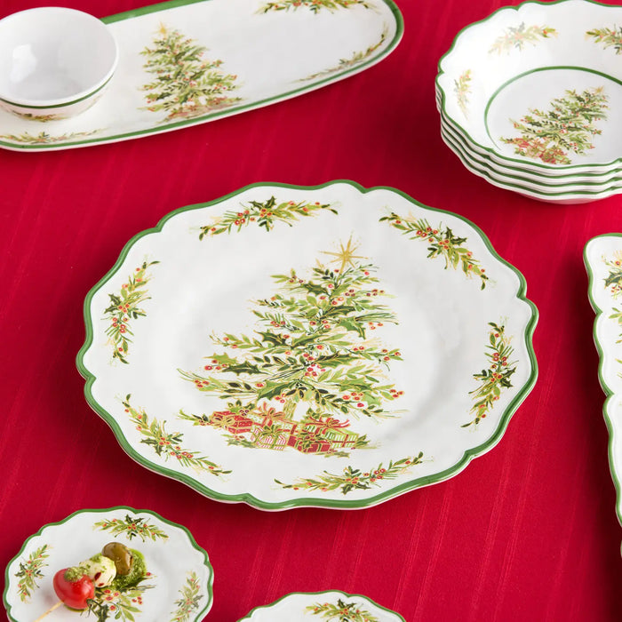 Holly Tree Round Platter