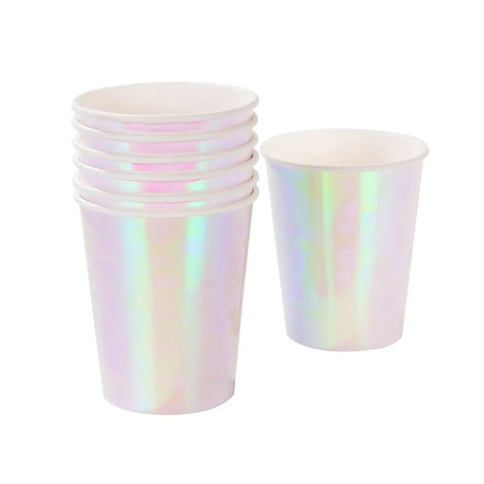 Pastel Iridescent Party Cups