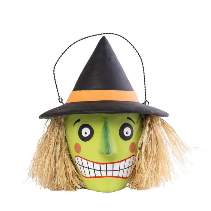 Paper Mache Witch Bucket