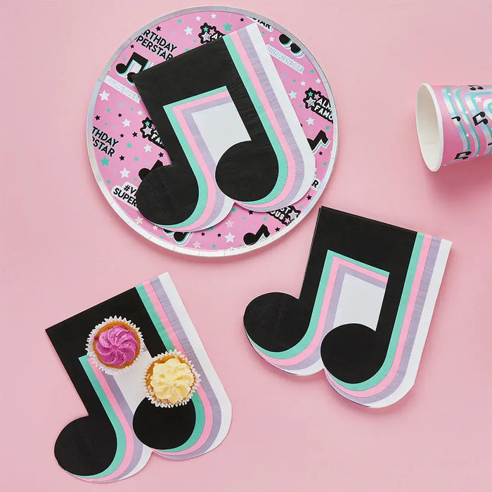 Musical Note Paper Napkin