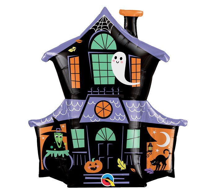 Haunted House Shaped Foil Balloon