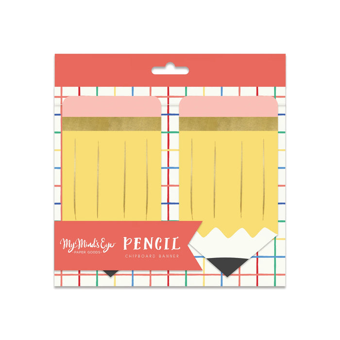 Chipboard Pencils Banner