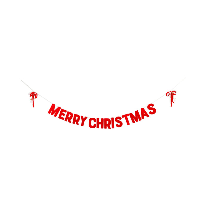 Thick Felt Merry Christmas Banner
