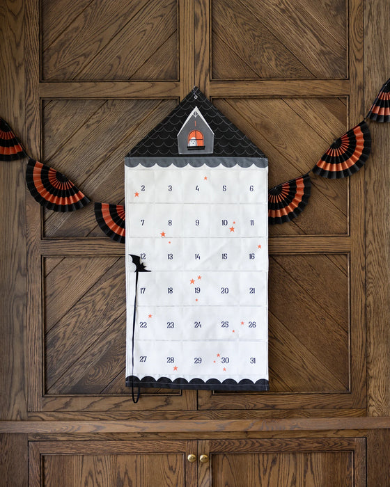 Countdown to Halloween Canvas Pocket Advent PRICE