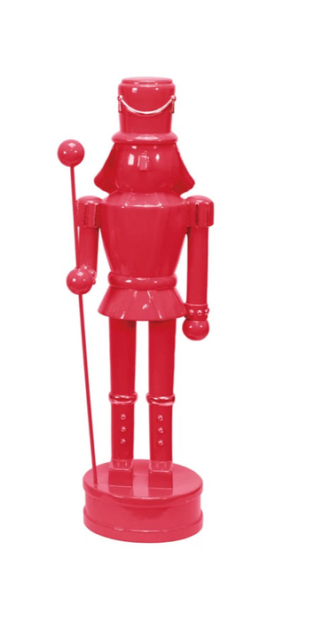 Resin Nutcracker with Gold Finish Accents