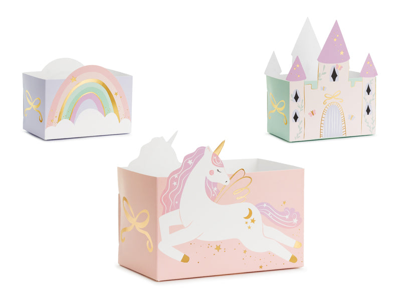 Unicorns & Castle Treat Boxes